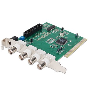 4-Channel DVR PCI Surveillance Video Capture Card